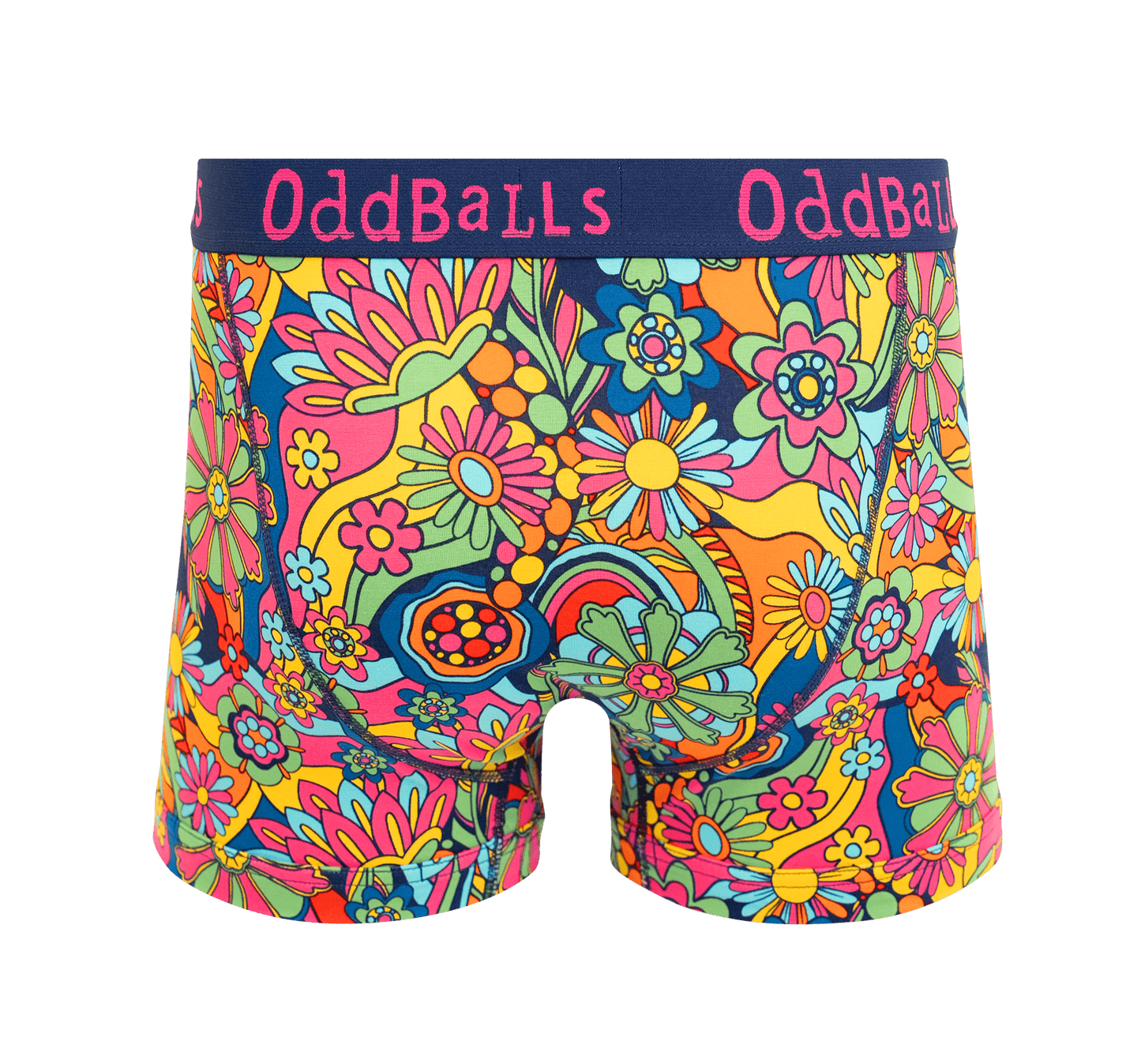 OddBalls Wildflower - Mens Cotton Boxer Shorts