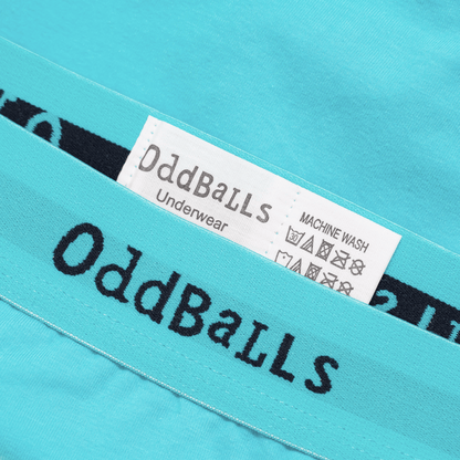 OddBalls Bluebell - Mens Cotton Boxer Shorts