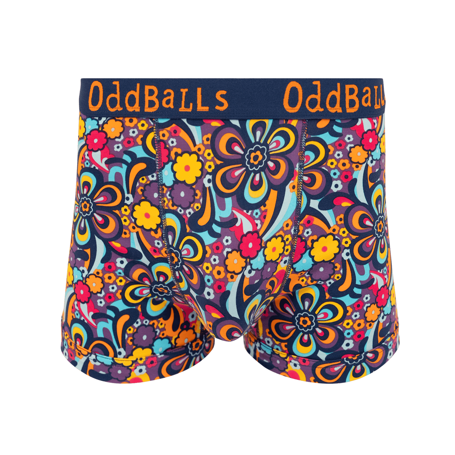 OddBalls Peace and Love - Mens Cotton Boxer Shorts