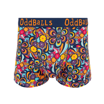 OddBalls Peace and Love - Mens Cotton Boxer Shorts
