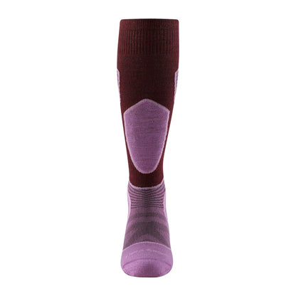 Ladies Over-the-Calf Lightweight Ski Snowboard Merino Cushioned Socks