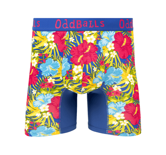 OddBalls Tiki - Mens Bamboo Boxer Shorts