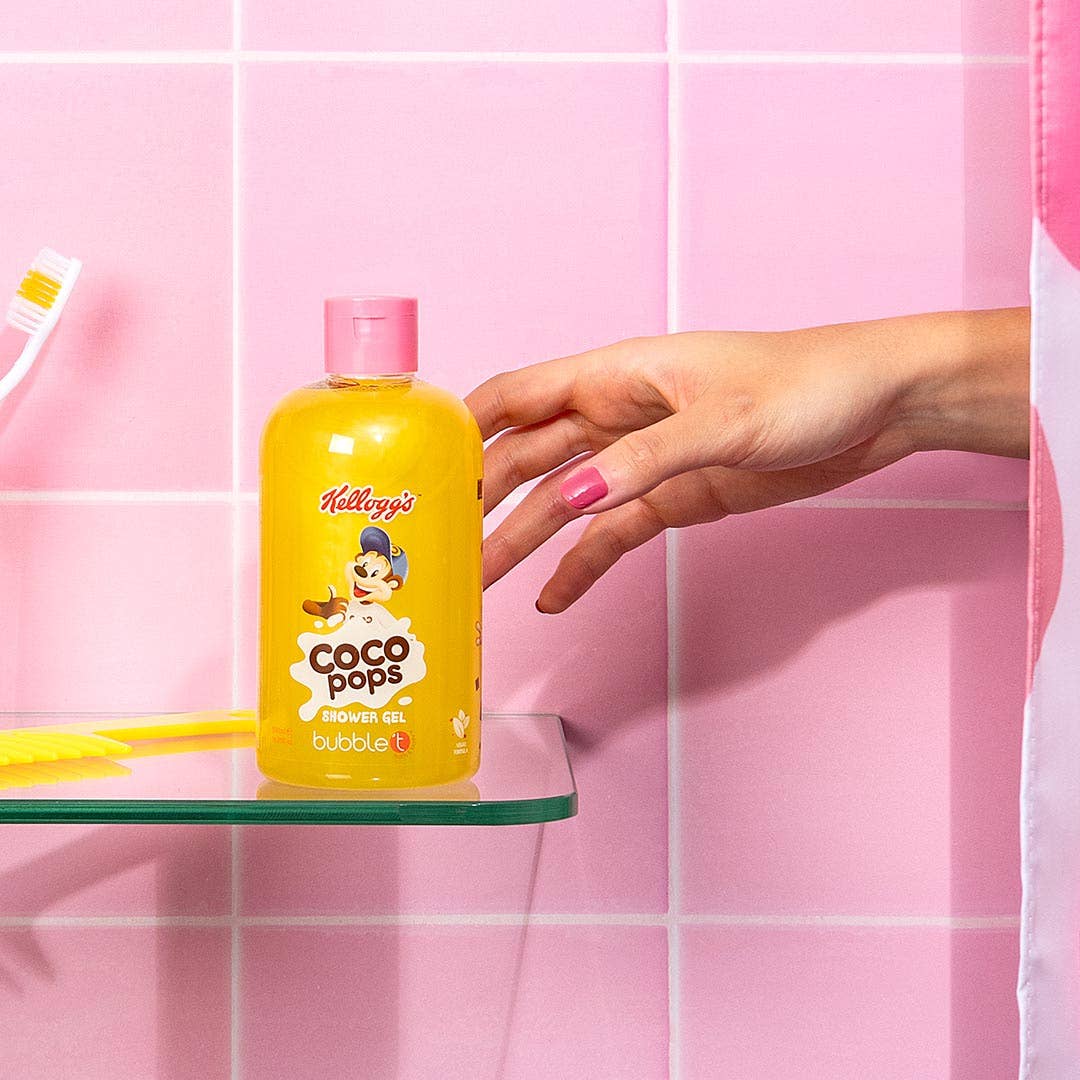 OddBalls and Bubble T Cosmetics Kelloggs Coco Pops Bundle Gift Set - Ideal Fathers Day Gift | Men’s Cotton Boxer Shorts | Bubble Bath 300ml | Shower Gel 500ml