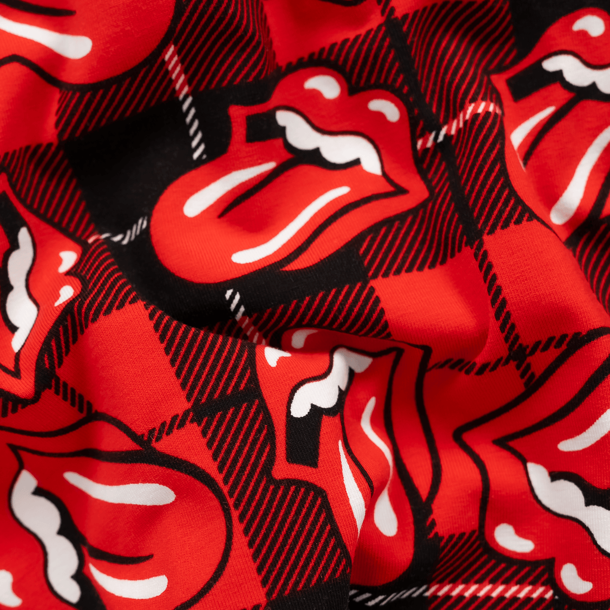 OddBalls The Rolling Stones Tartan - Mens Cotton Boxer Shorts