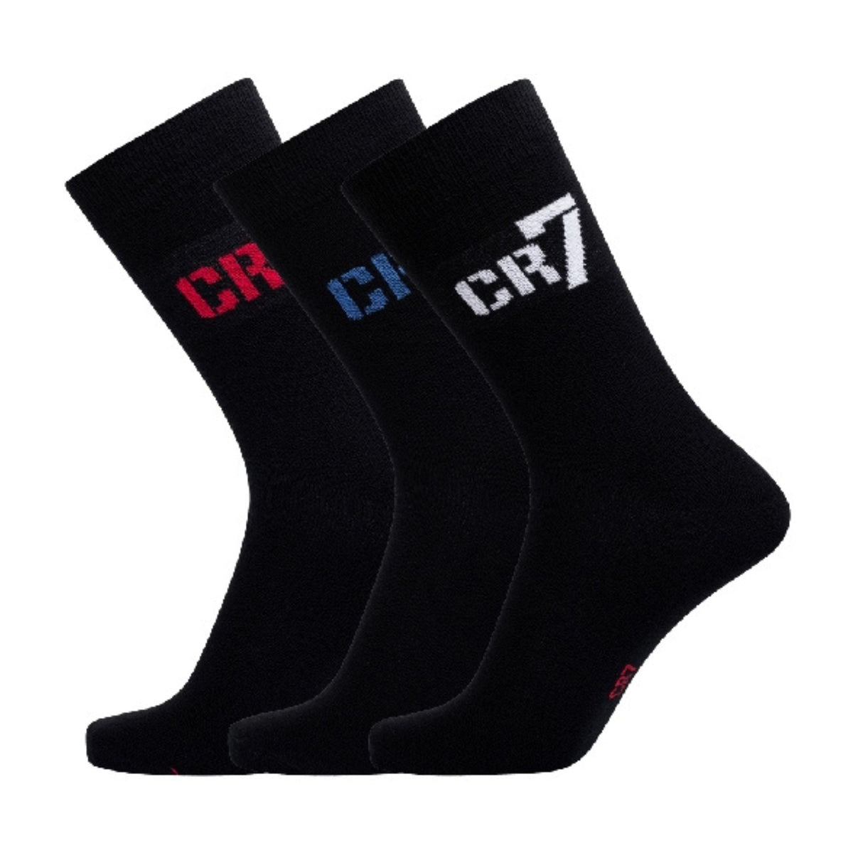 3 Pack Kids Cotton Fashion Crew Socks by Cristiano Ronaldo
