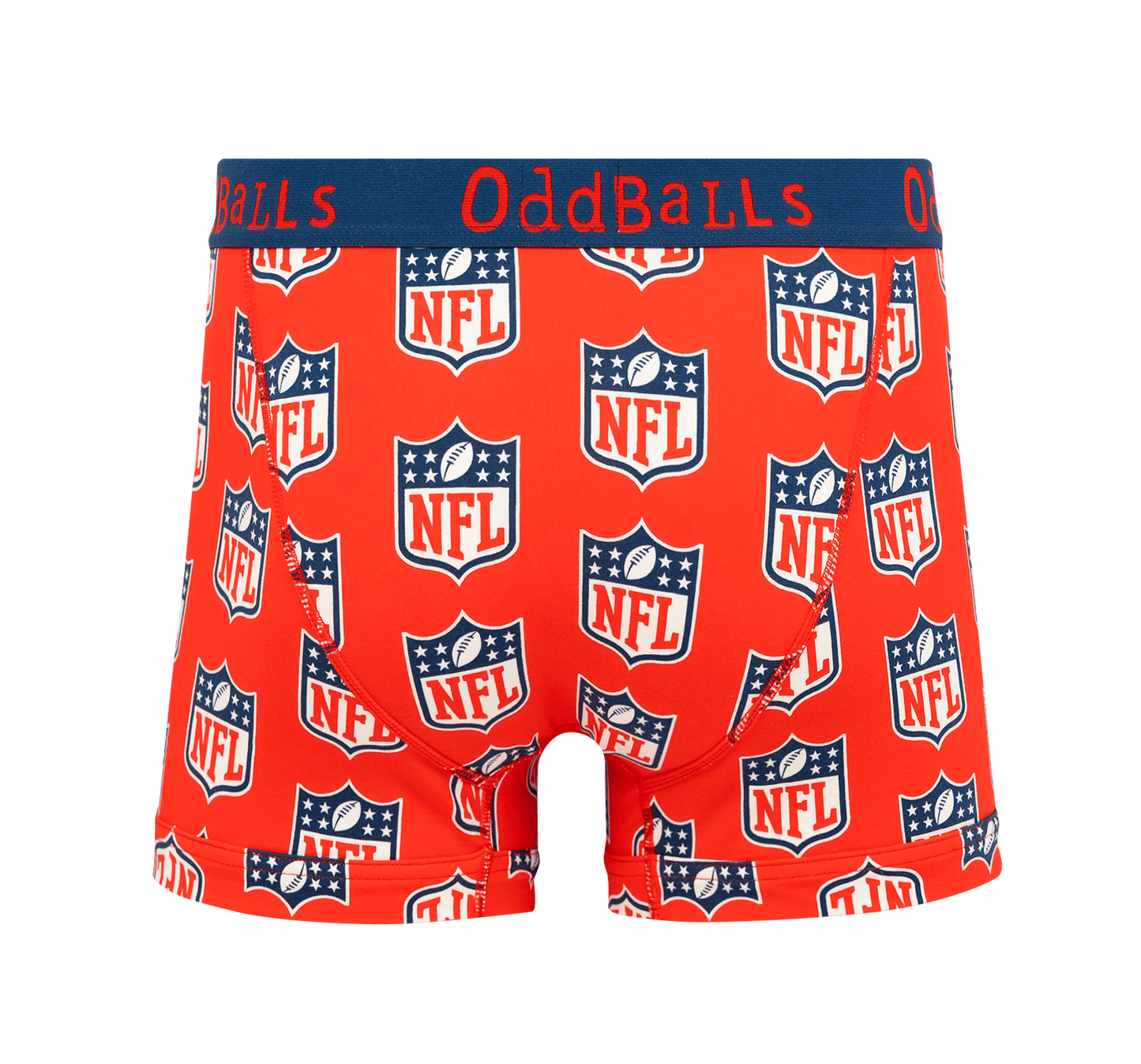 OddBalls NFL Red - Mens Cotton Boxer Shorts