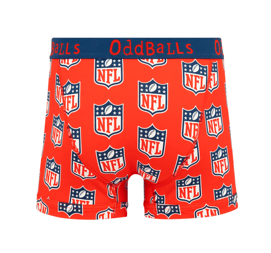 OddBalls NFL Red - Mens Cotton Boxer Shorts