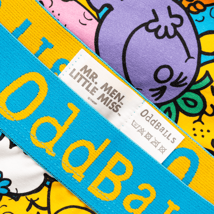 OddBalls Mr Men Multi - Mens Cotton Boxer Shorts