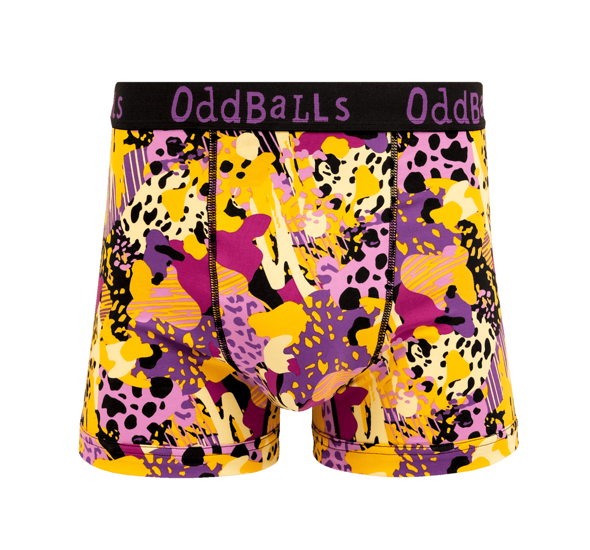 OddBalls Dirty Cheetah - Mens Cotton Boxer Shorts