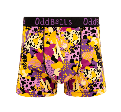 OddBalls Dirty Cheetah - Mens Cotton Boxer Shorts