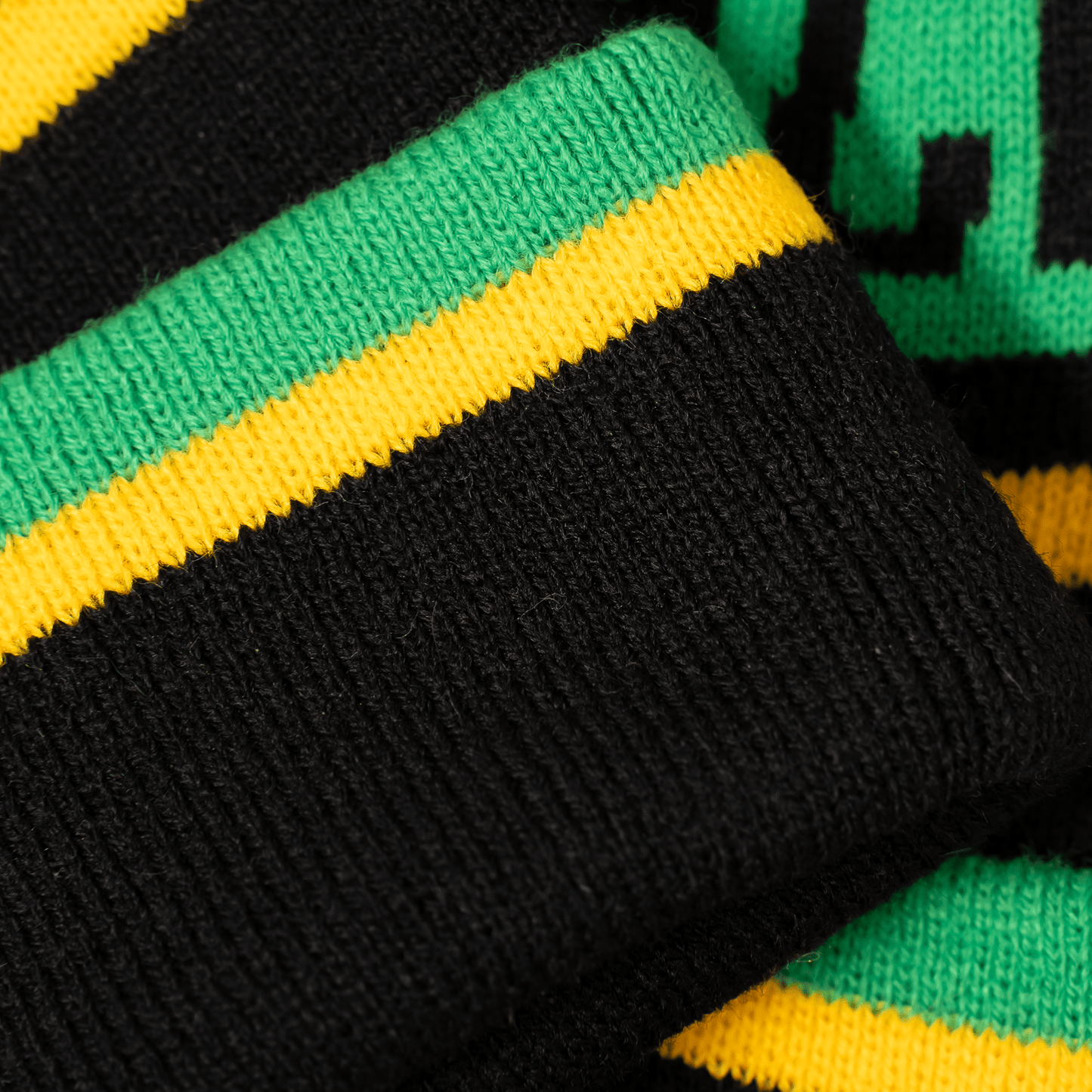 Black | Yellow | Green - Bobble Hat OddBalls