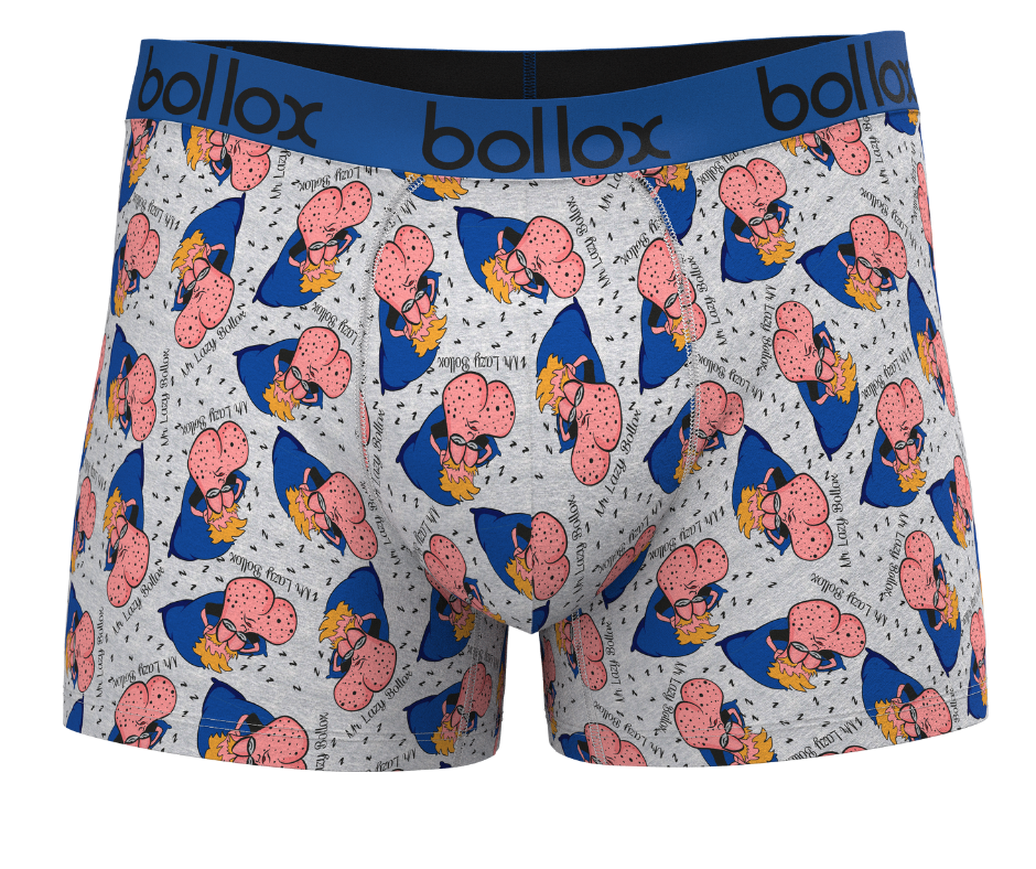 Bollox - Mr Lazy Bollox  - Men's Trunk - Bamboo & Cotton Blend (1Pack)