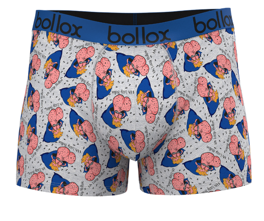 Bollox - Mr Lazy Bollox  - Men's Trunk - Bamboo & Cotton Blend (1Pack)