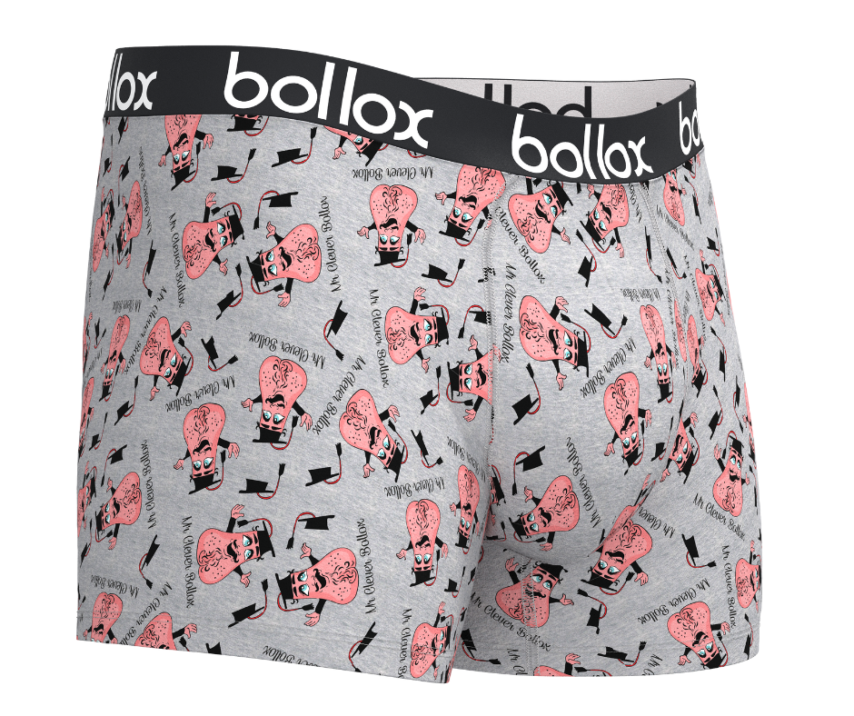 Bollox - Mr Clever Bollox  - Men's Trunk - Bamboo & Cotton Blend (1Pack)