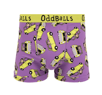 OddBalls Mr Bean Car - Mens Cotton Boxer Shorts