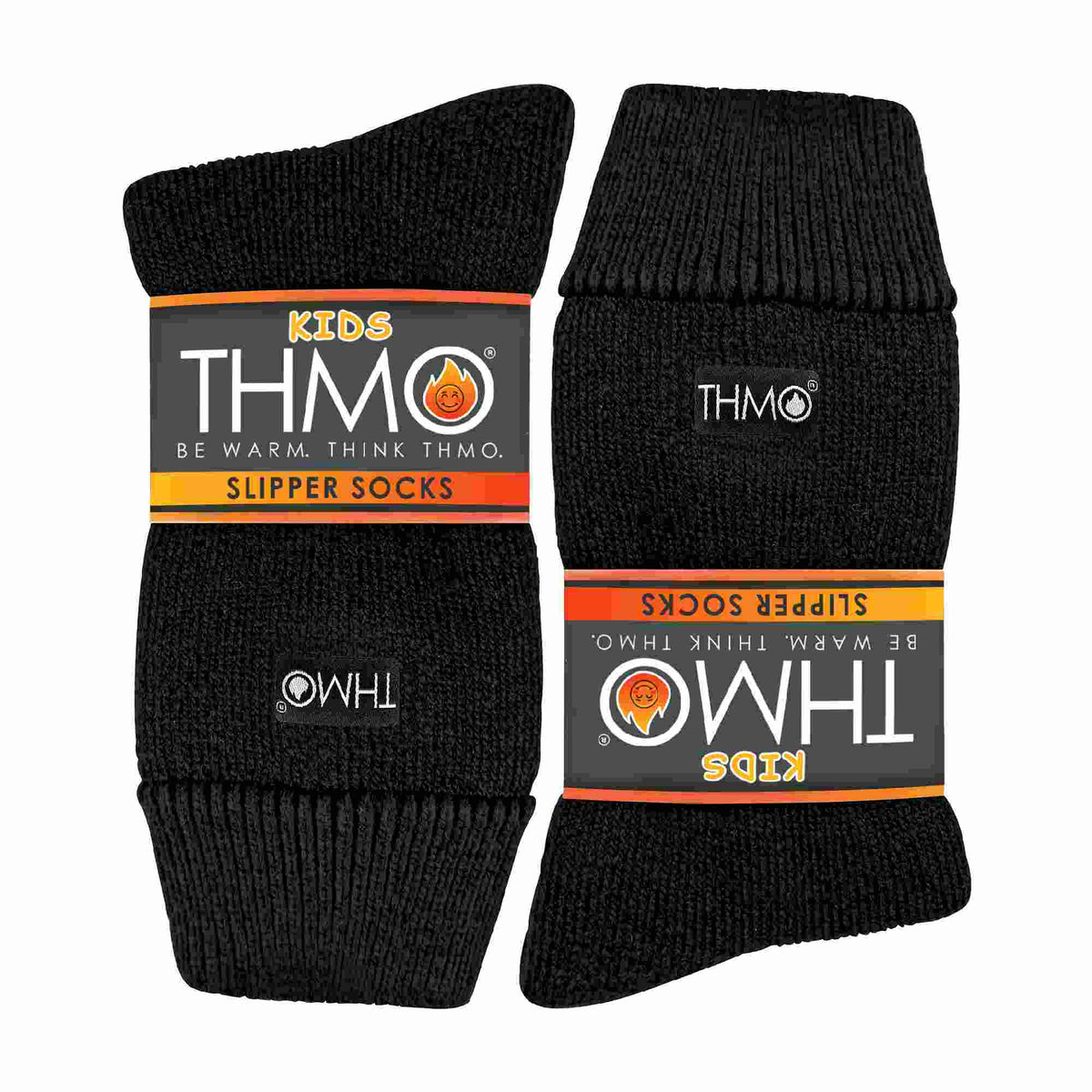1 Pack Kids Indoor Thermal Slipper Socks with Grips (3 Sizes)