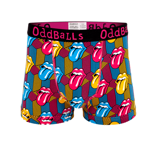 The Rolling Stones - Retro - Mens Cotton Boxer Shorts OddBalls