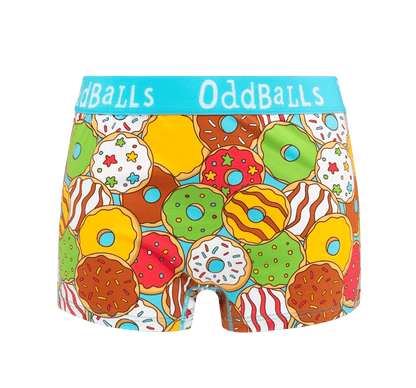 OddBalls Donuts - Ladies Boxer Shorts