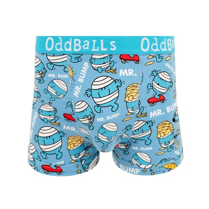 OddBalls Mr Bump - Mr Men - Mens Cotton Boxer Shorts