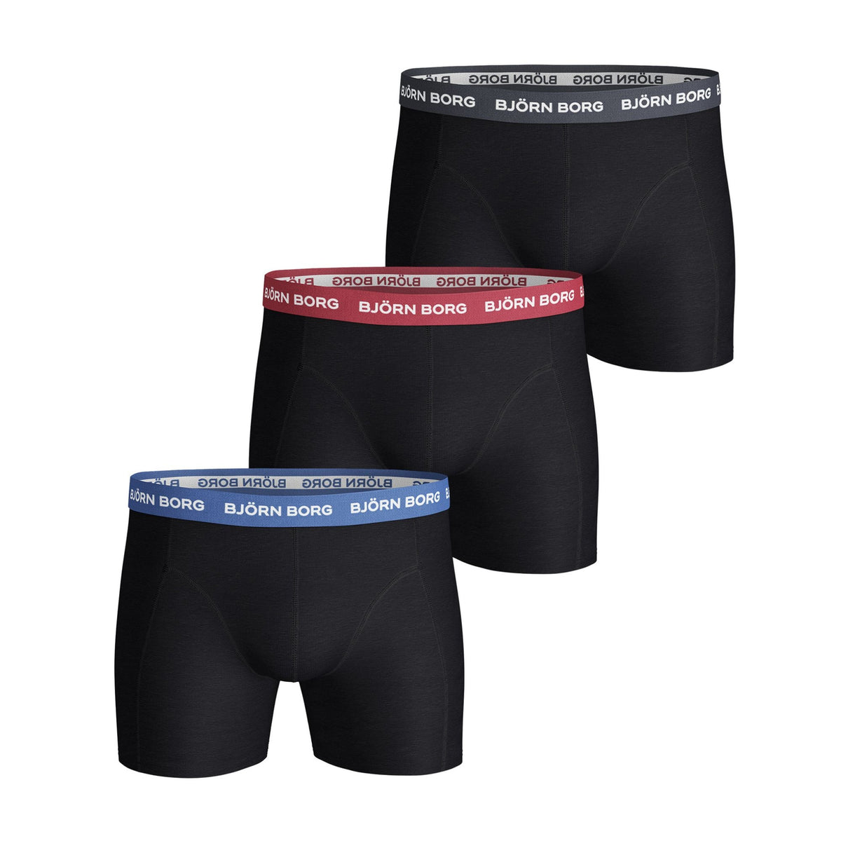 3 Pack Mens Soft Breathable Cotton Boxers Shorts (Designer)