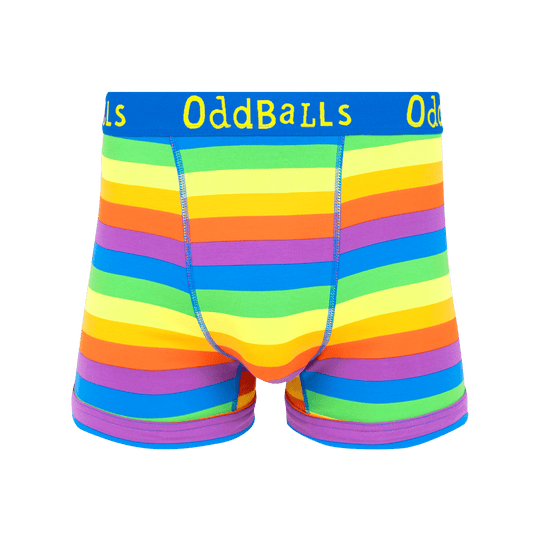 OddBalls Rainbow - Mens Cotton Boxer Shorts