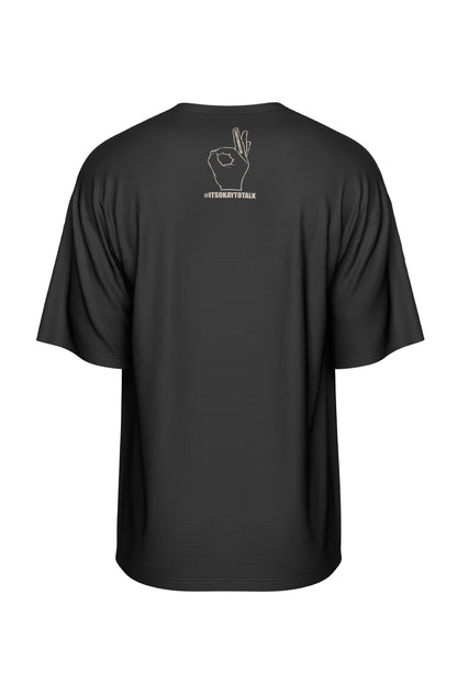 XAPE X AMC Break The Silence Oversized Tee - Black Xplosive Ape