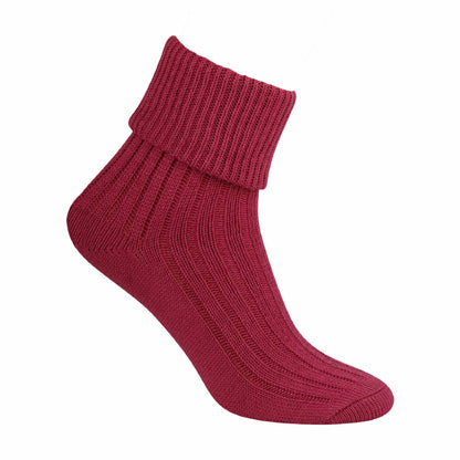 3 Pack Ladies Cosy Wool Bed Socks (2 Sizes)
