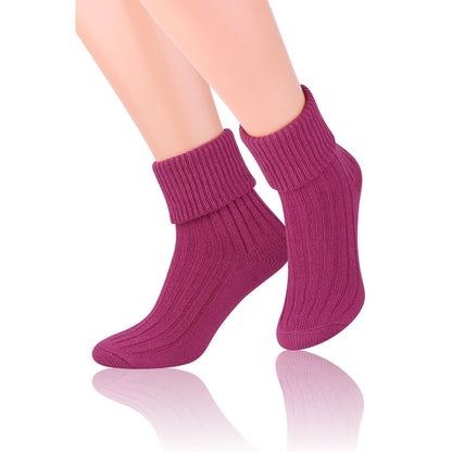 Ladies Wool Bed Socks Luxurious Super Soft Cosy Lounge Sleep Socks