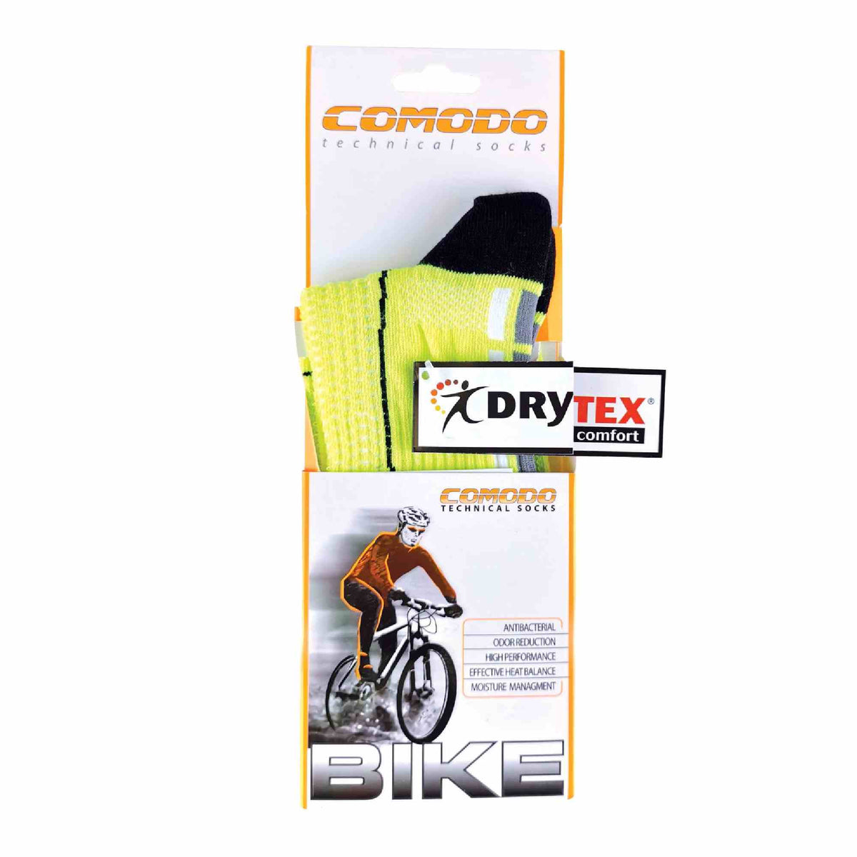 1 Pack High Vis Neon Low Cut Cycling Socks