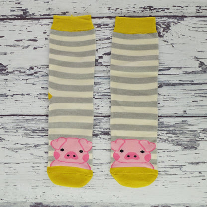 4 Pack Girls Novelty Bamboo Socks in a Gift Box