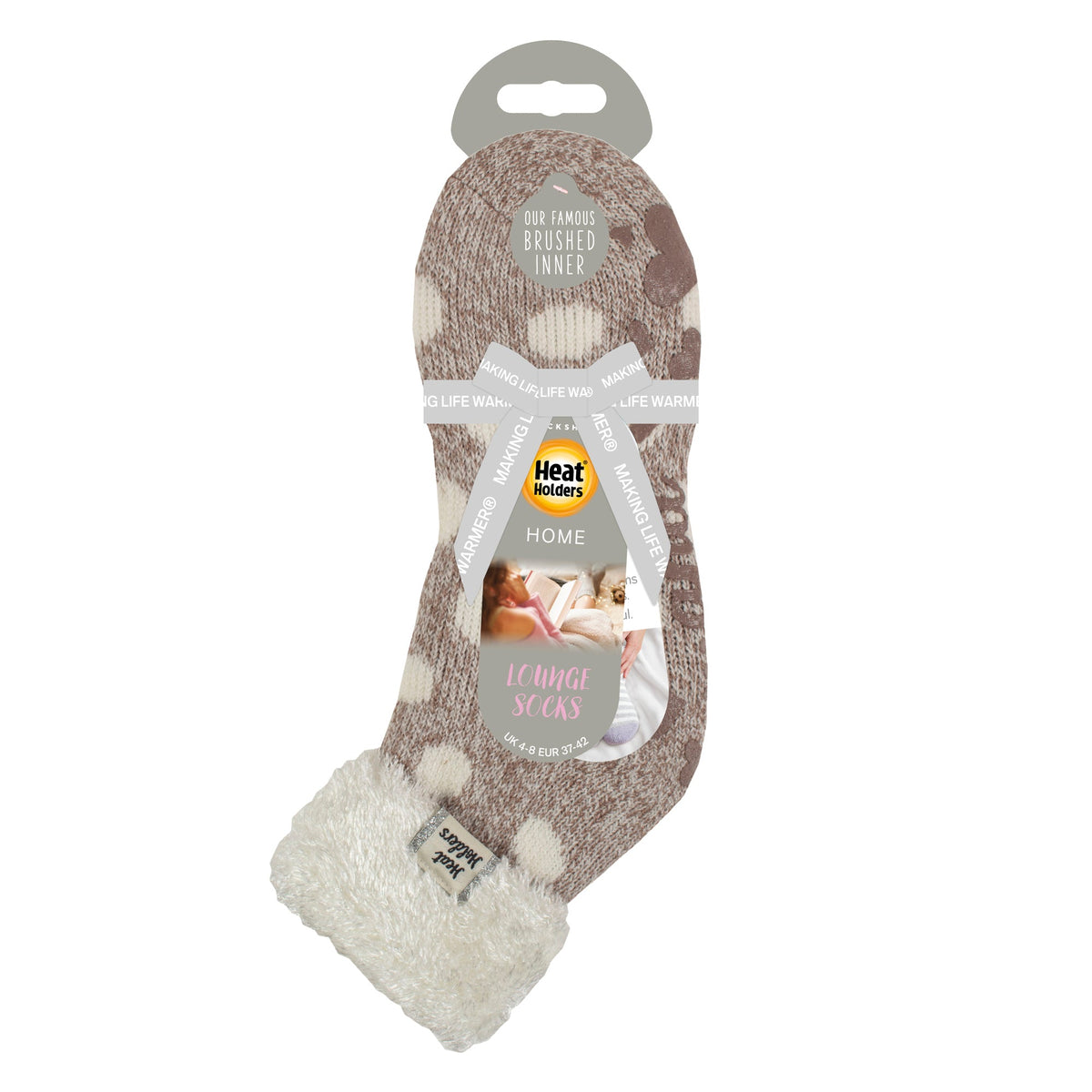 Heat Holders Ladies Non-Slip Thermal Lounge Socks