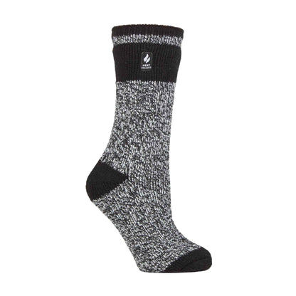 Ladies Twist Patterned Thick Winter Warm Thermal Socks