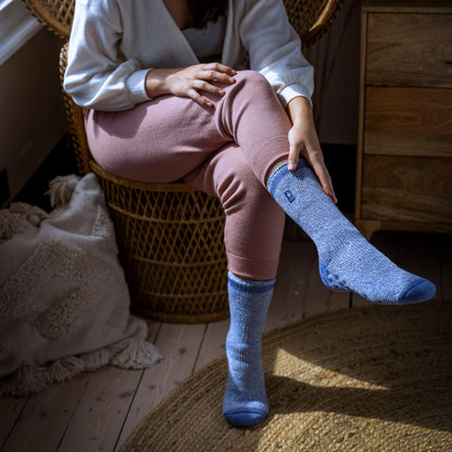 Ladies Extra Warm Fluffy Non Slip Thermal Slipper Socks