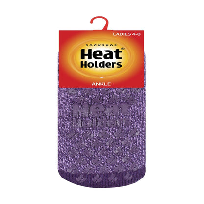 Ladies Thick Warm 2.3 Tog Thermal Low Cut Ankle Slipper Socks