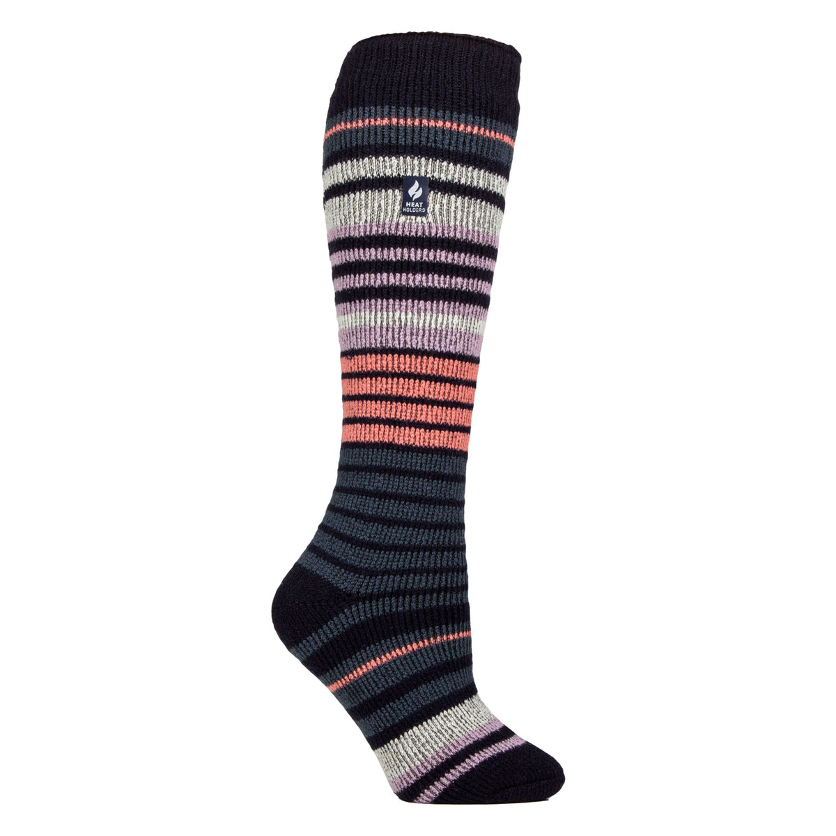 Ladies Thermal Striped Ski Socks