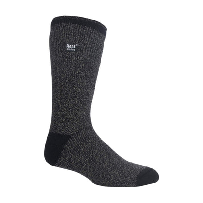 Mens Plain Twist Patterned Thick Winter Warm Thermal Socks