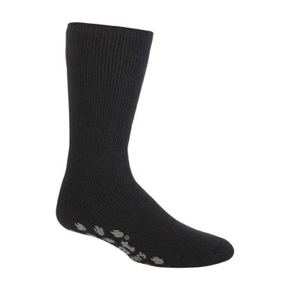 Mens Winter Non Slip Thermal Slipper Socks with Grips