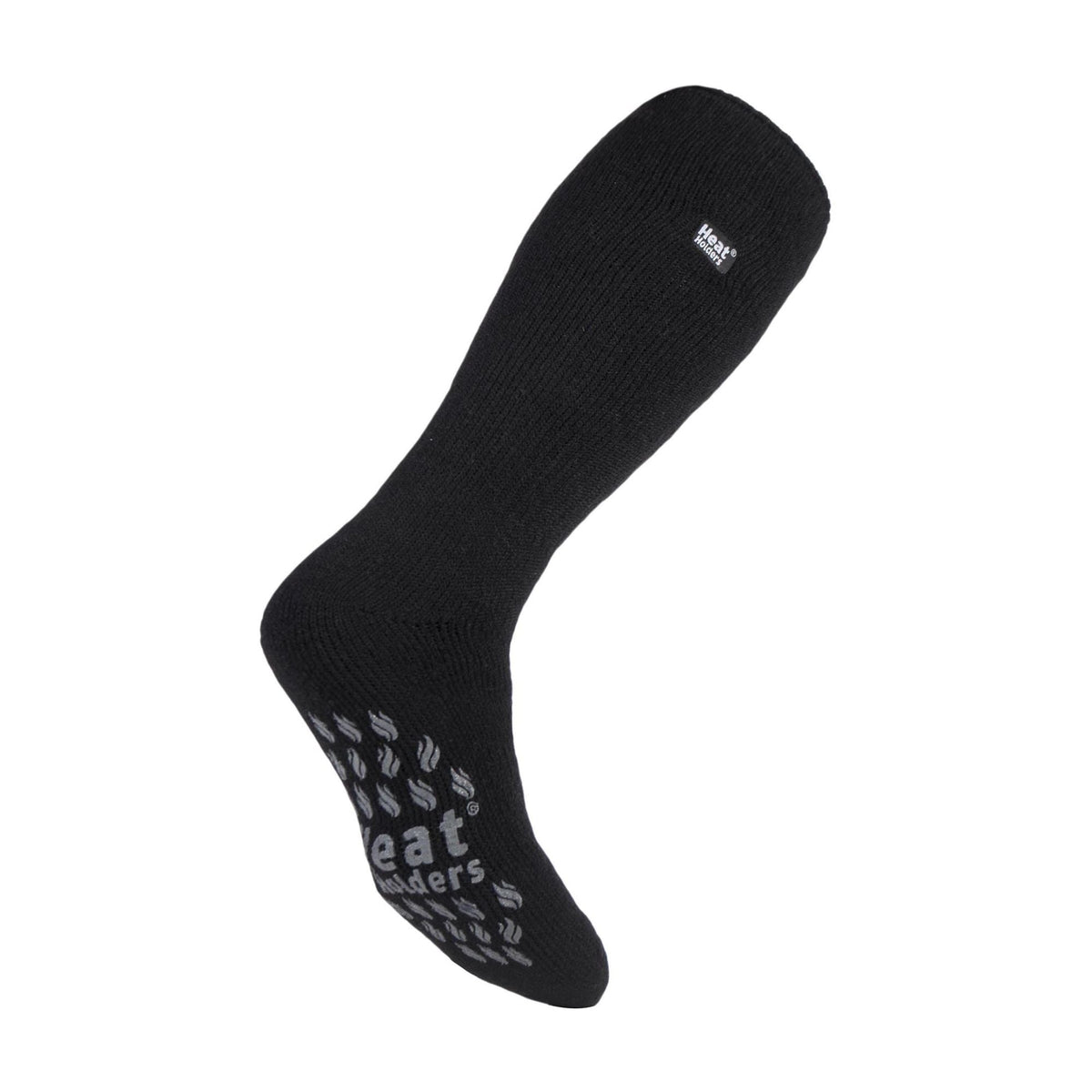 Mens Knee High Thermal Fleece Lined Slipper Socks