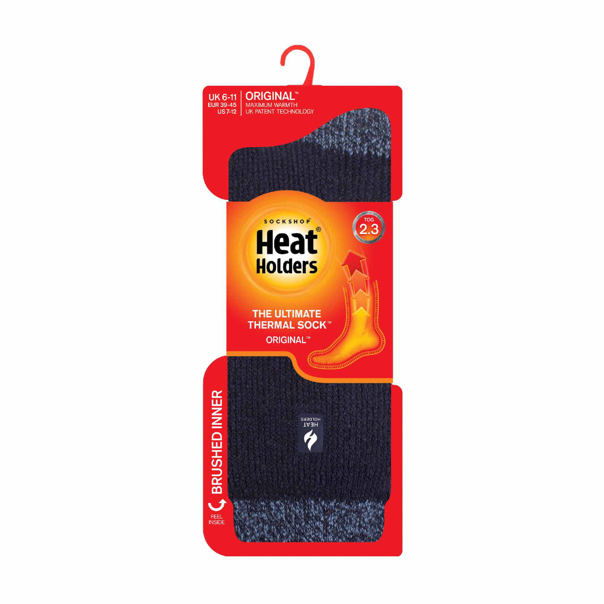 Heat Holders Men’s Twist Patterned Thermal Socks