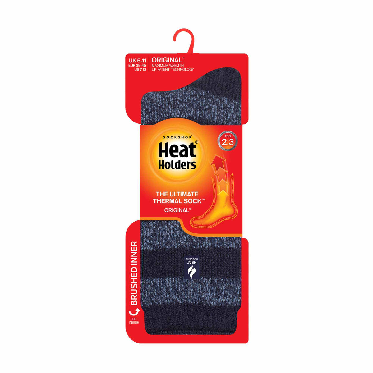 Heat Holders Men’s Twist Patterned Thermal Socks