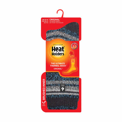 Heat Holders Men’s Twist Patterned Thermal Socks