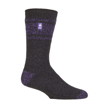 Heat Holders Men’s Twist Patterned Thermal Socks