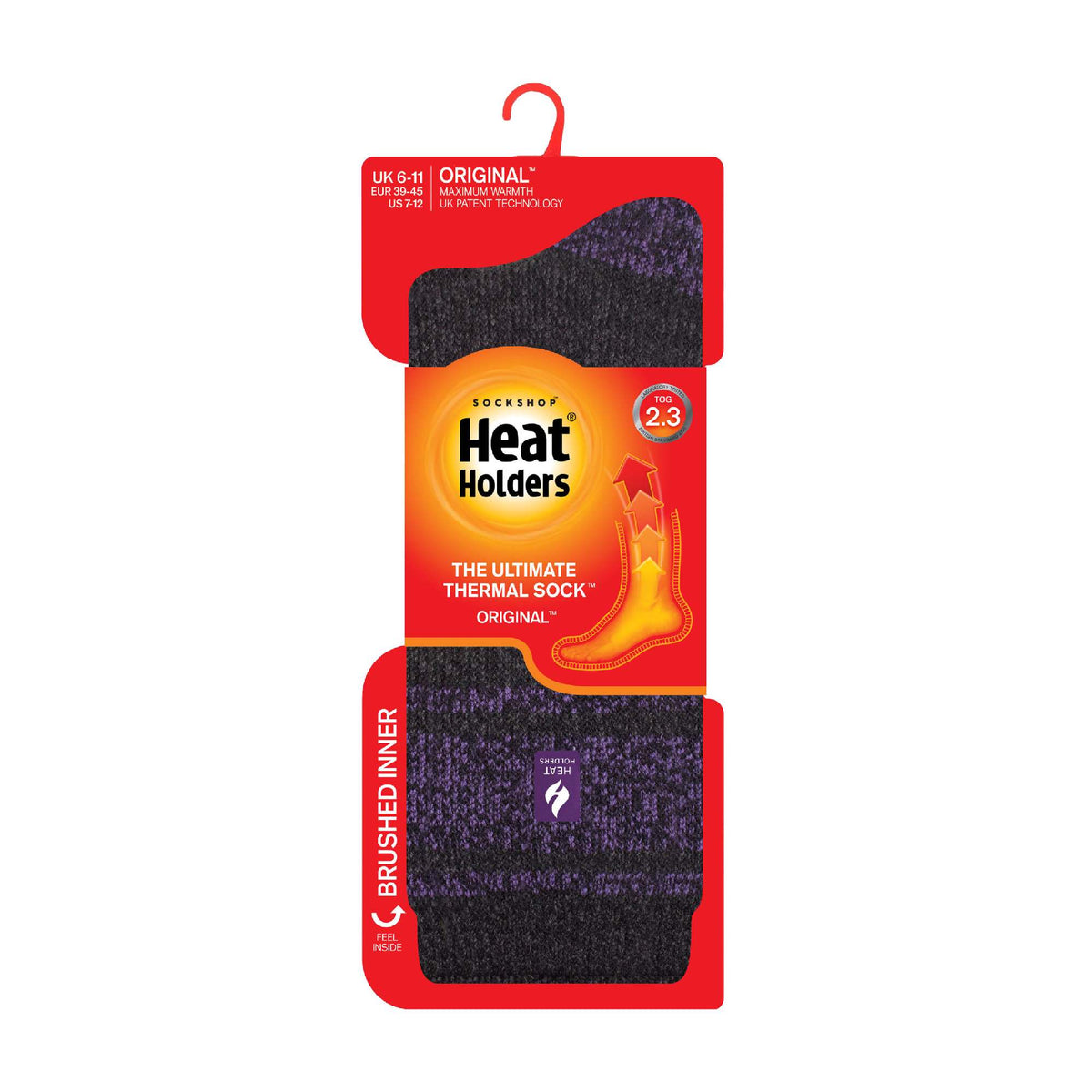 Heat Holders Men’s Twist Patterned Thermal Socks