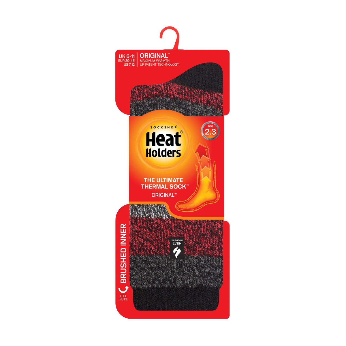 Heat Holders Men’s Twist Patterned Thermal Socks