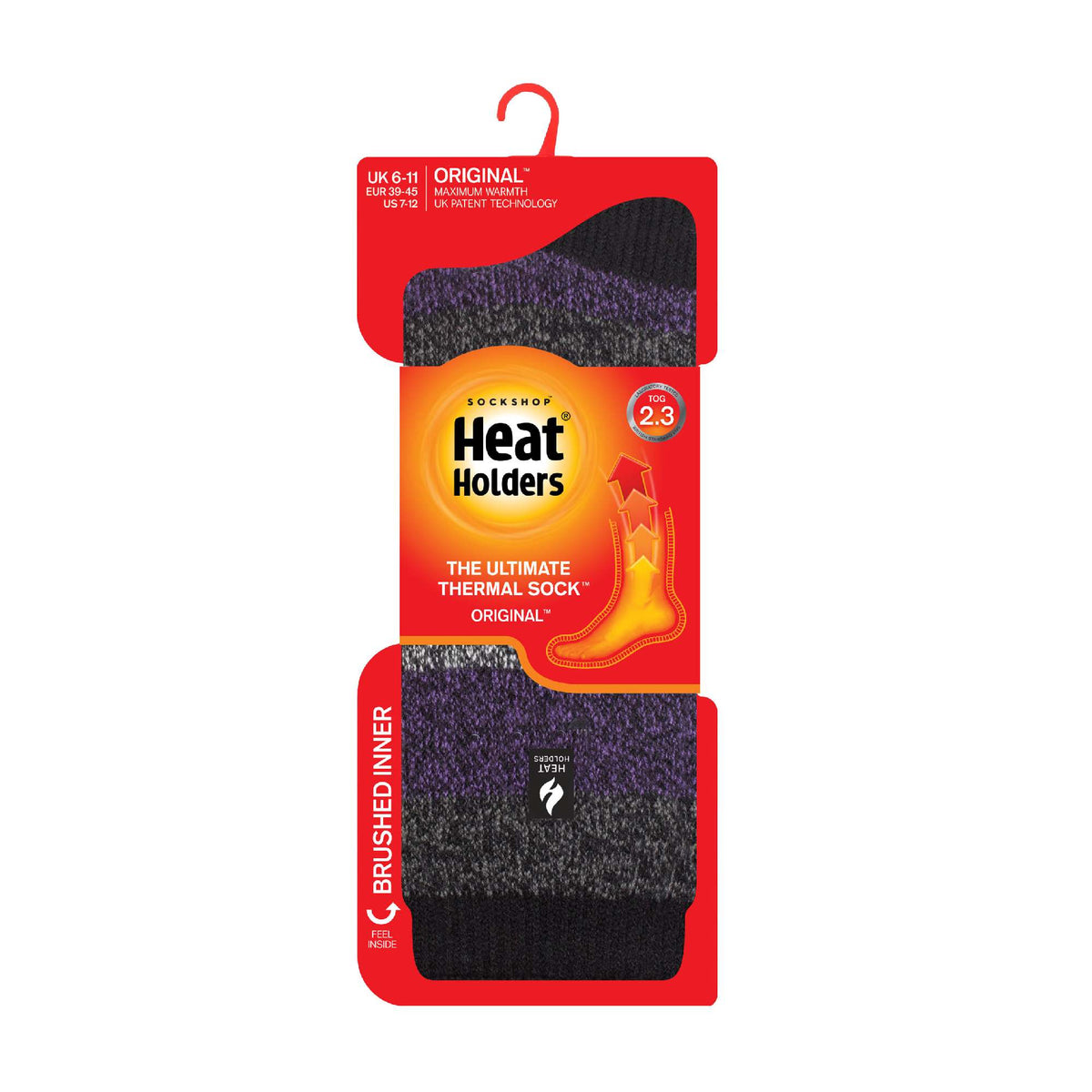 Heat Holders Men’s Twist Patterned Thermal Socks
