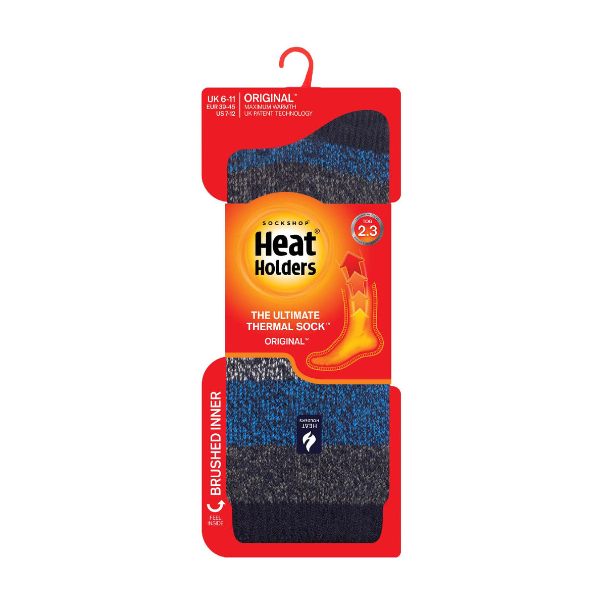 Heat Holders Men’s Twist Patterned Thermal Socks