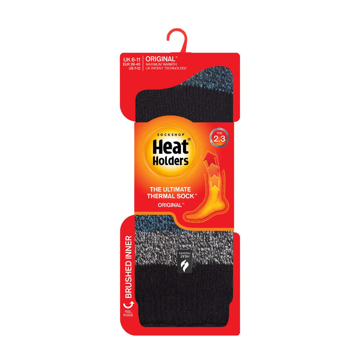 Heat Holders Men’s Twist Patterned Thermal Socks