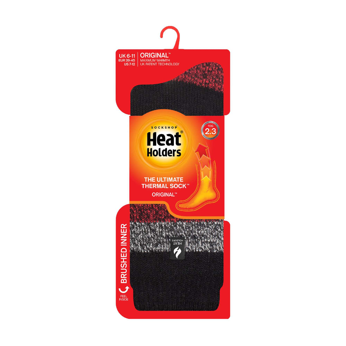 Heat Holders Men’s Twist Patterned Thermal Socks