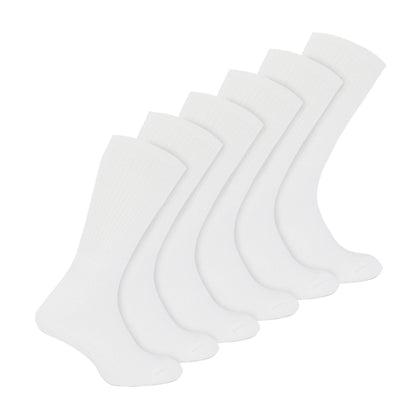 6 Pack Boys Breathable Soft Bamboo Sport Socks Ideal for PE