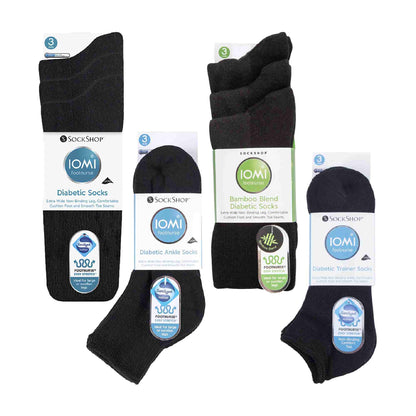 12 Pack Diabetic Socks All Year Round Bundle